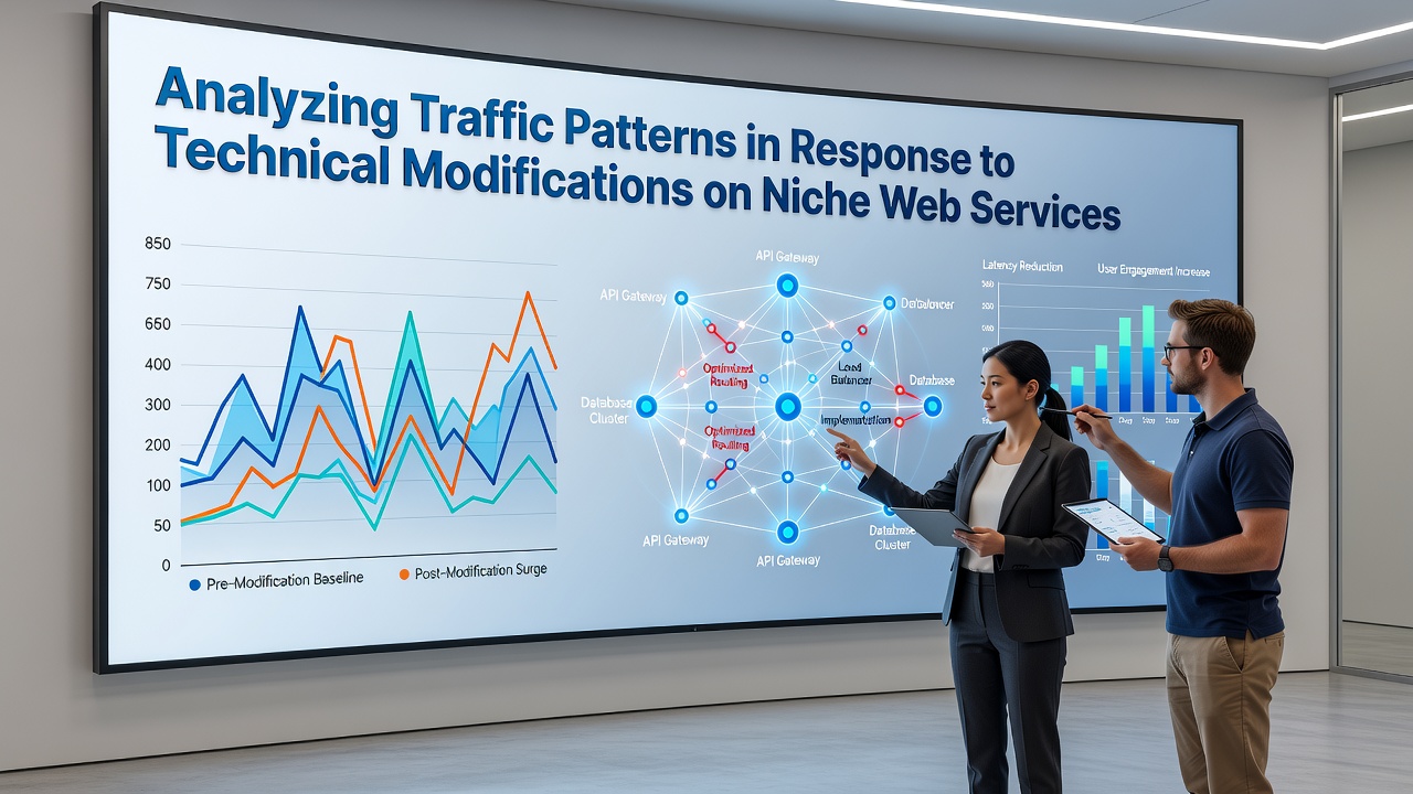 Analyzing Traffic Patterns in Response to Technical Modifications on Niche Web Services